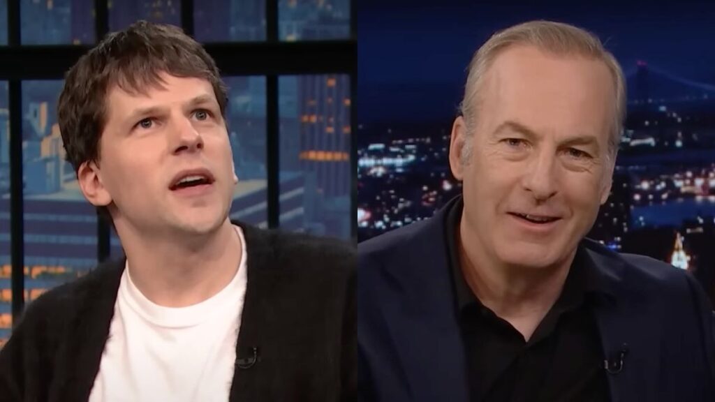 Bob Odenkirk a dit sauvagement à Jesse Eisenberg d'arrêter d'essayer d'être Adam Sandler, et je ne peux pas croire que c'est une histoire vraie qui s'est produite