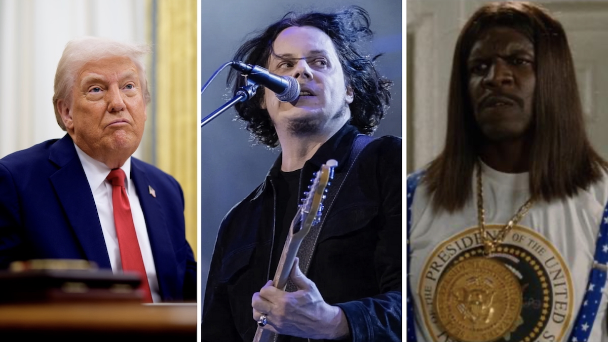 Jack White déchire Trump Oval Office Decor: "A réalisé l'idiocratie du film"