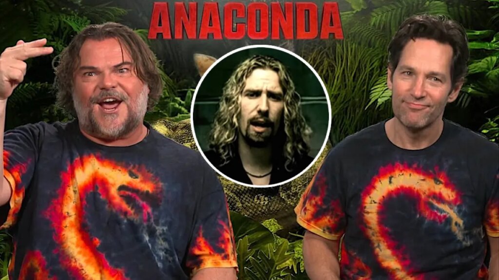 Jack Black chante une version insensée du hit Nickelback tout en faisant la promotion d'Anaconda