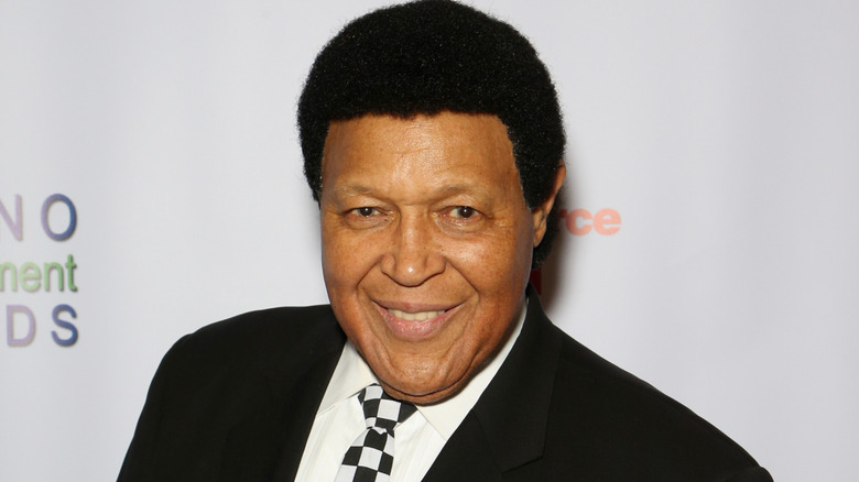 Chubby Checker souriant à l'événement 2018