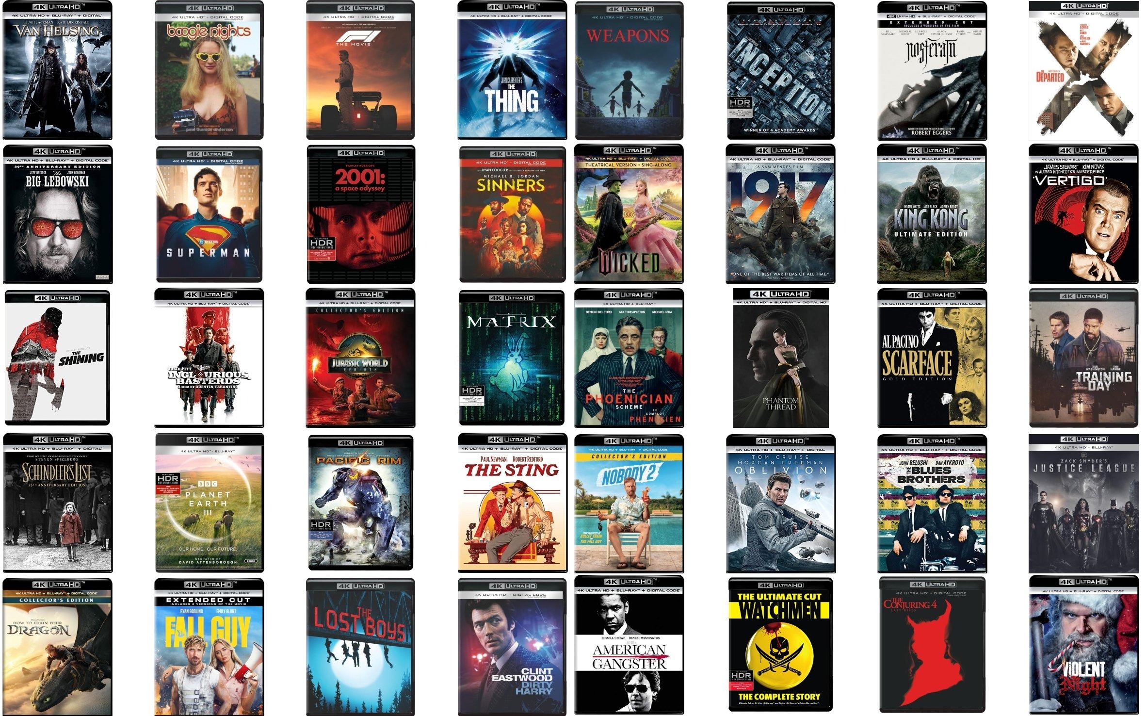 3 pour 33 $ sur Sinners, Superman, Armes