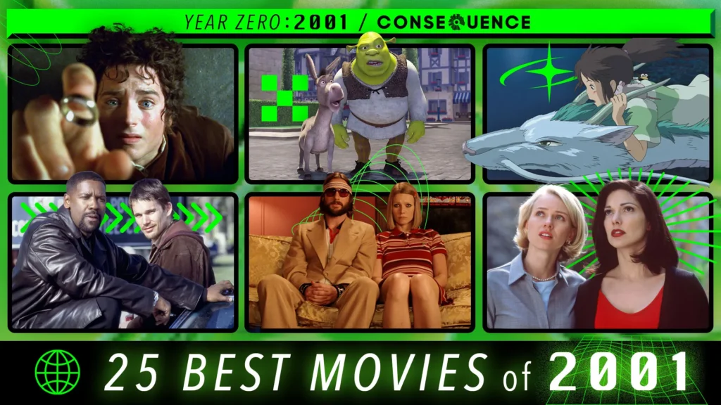 Les 25 meilleurs films de 2001