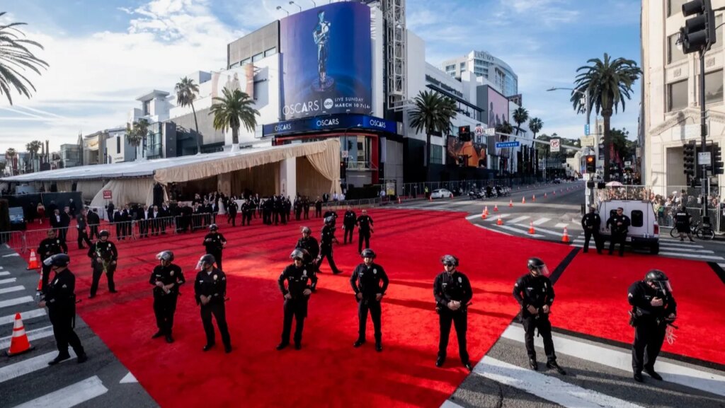Les Oscars bénéficient d'une sécurité renforcée suite à la menace d'une attaque de drone iranienne en représailles