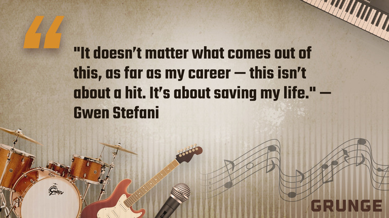 Une image personnalisée avec une citation de Gwen Stefani
