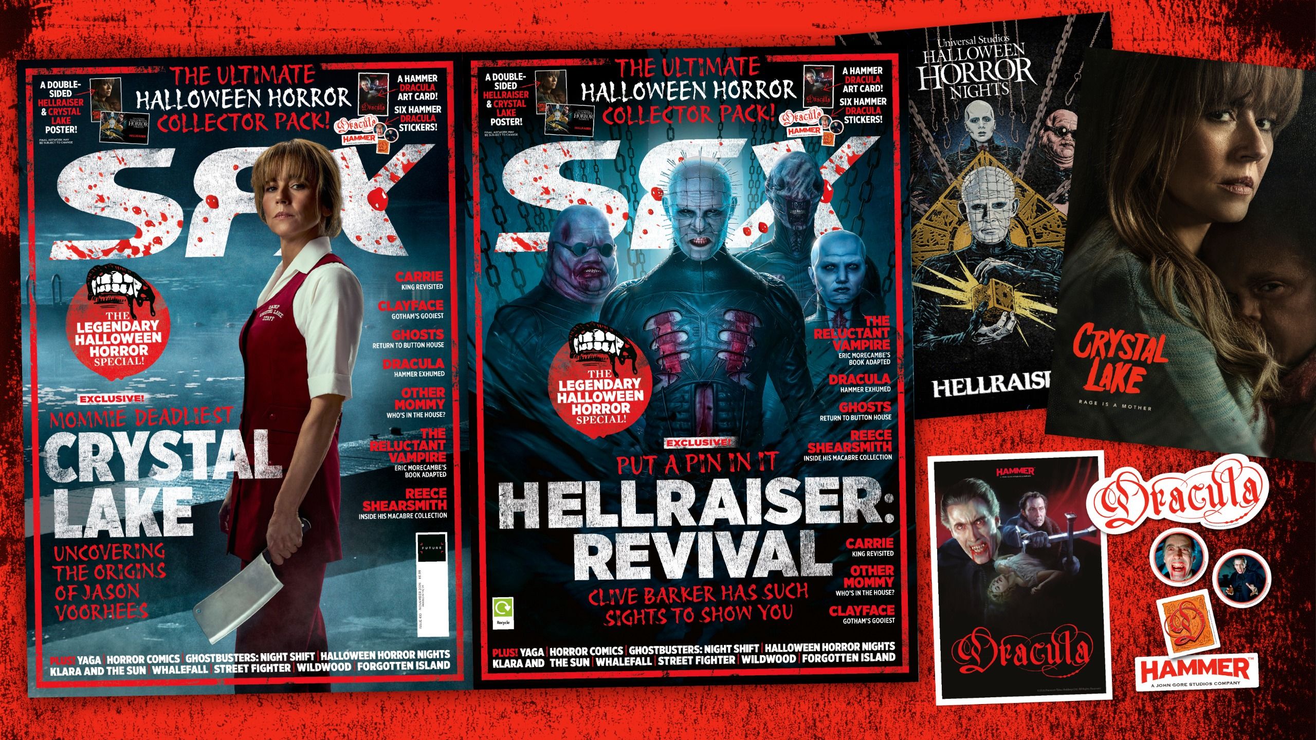 Obtenez de superbes cadeaux avec le dernier numéro de SFX, un spécial horreur d'Halloween !
